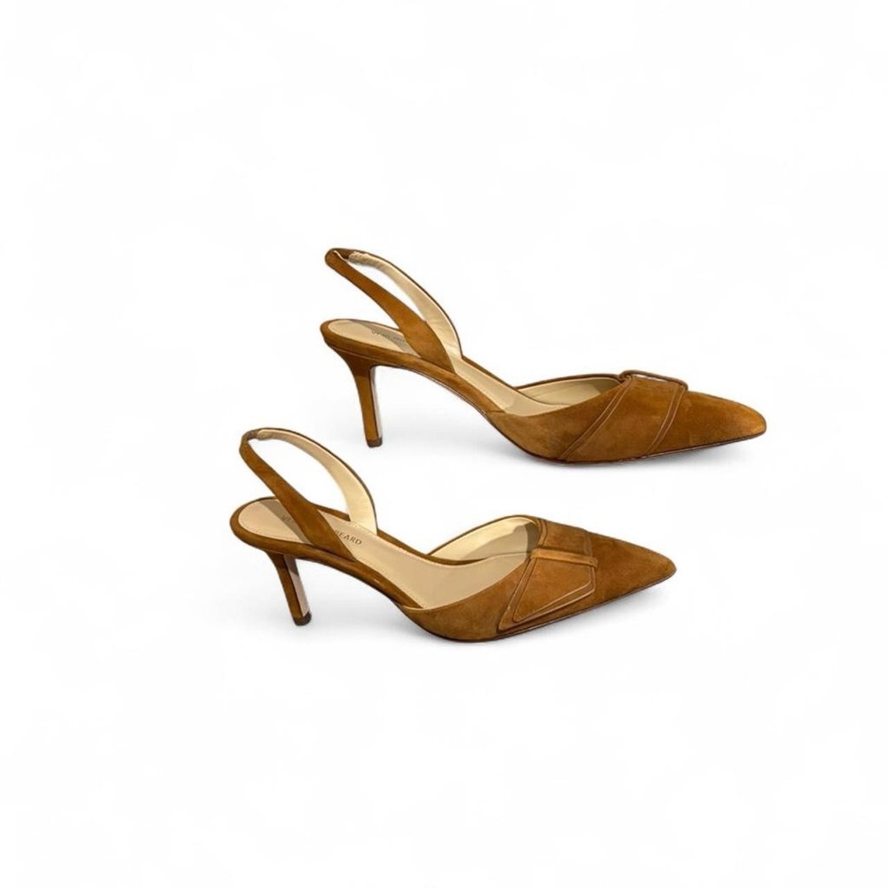 Veronica Beard Brown suede Bow
 Slingback Pumps US 6.5 - Picture 3 of 5